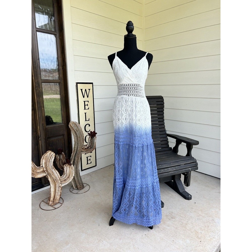 Sacred Threads Crochet Maxi Dress OS=One size fits all